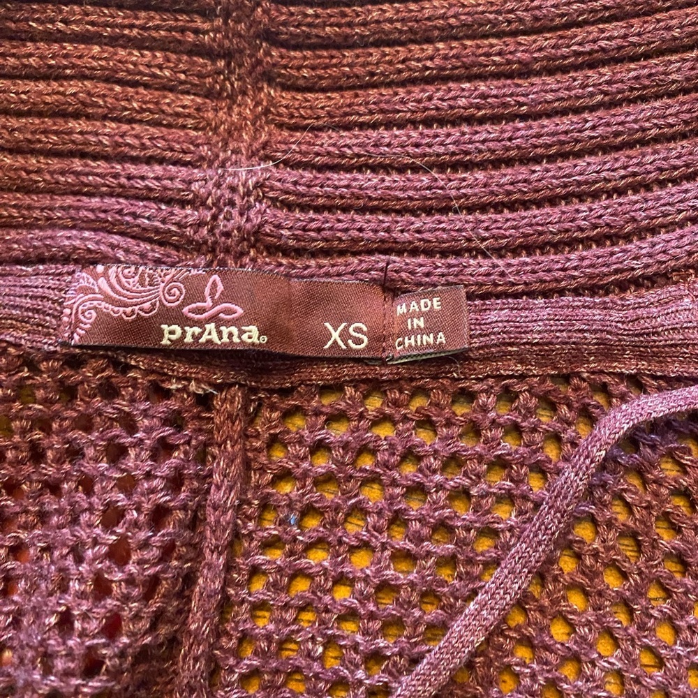 Prana Women's Open-Front Knit Cardigan Organic Cotton - Picture 12 of 12